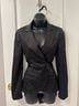 BCBGMAXAZRIA Black Gray Blazer Size XS - photo 4