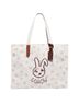 Coach Floral White Pink Ivory Tote One size - photo 1