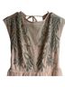 ASOS 100% Polyester Pink Ivory Cocktail Dress Size 6 - photo 2
