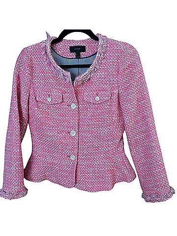 J.Crew Peplum Tweed Jacket (view 1)