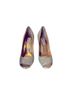 Badgley Mischka Silver Heels Size 6 1/2 - photo 1