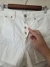 Levi's White Denim Shorts Size 30 - photo 3