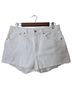 Levi's White Denim Shorts Size 30 - photo 1