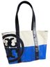 Tory Burch 100% Canvas Ivory Blue Tote One size - photo 1