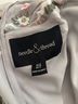 Needle & Thread Floral Gray Pink Blouse Size 8 - photo 3