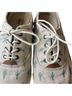 Bass 100% Canvas Floral Multi Color Sneakers Size 9 - photo 4