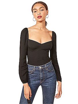 Reformation Long Sleeve Blouse