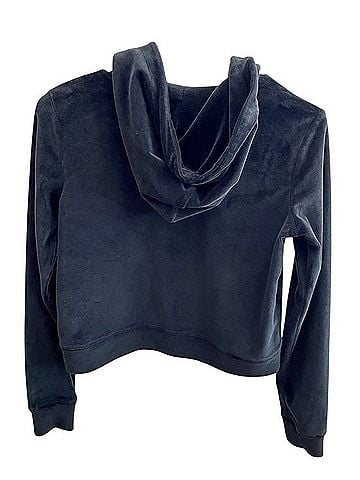 Baby Phat Y2K Black &amp; Gold Velour Tracksuit Hoodie Casual Sweaters (view 2)