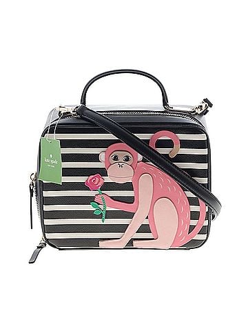 Kate Spade New York Rambling Roses Monkey Casie Satchel Leather Satchel (view 1)