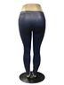J Brand 100% Leather Blue Leggings Size 4 - photo 1