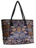 Coach 100% Canvas Floral Blue Orange Tote One size - photo 1