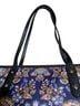 Coach 100% Canvas Floral Blue Orange Tote One size - photo 8