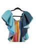 Mary Katrantzou Floral Blue Pink Cocktail Dress Size 10 - photo 6