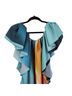 Mary Katrantzou Floral Blue Pink Cocktail Dress Size 10 - photo 7