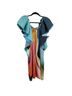 Mary Katrantzou Floral Blue Pink Cocktail Dress Size 10 - photo 2
