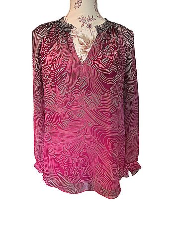 Diane von Furstenberg Long Sleeve Blouse (view 1)