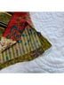 Citron Floral Stripes Multi Color Short Sleeve Blouse Size M - photo 7