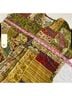 Citron Floral Stripes Multi Color Short Sleeve Blouse Size M - photo 6