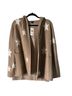 Splendid Stars Tan White Cardigan Size XS - photo 1