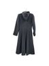 Albert Nipon 100% Wool Solid Gray Coat Size 2 - photo 2