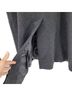 Albert Nipon 100% Wool Solid Gray Coat Size 2 - photo 10