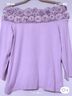 Boston Proper Solid Purple Pullover Sweater Size M - photo 3
