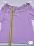 Boston Proper Solid Purple Pullover Sweater Size M - photo 4