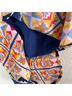 Mara Hoffman 100% Polyester Graphic Multi Color Blue Casual Dress Size XS - photo 7
