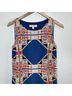 Mara Hoffman 100% Polyester Graphic Multi Color Blue Casual Dress Size XS - photo 5