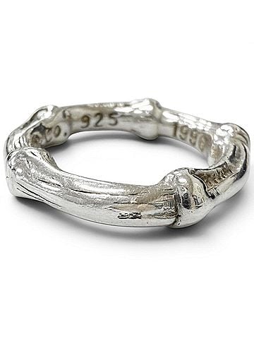Tiffany & Co. TIFFANY&amp;Co. Tiffany SV925 1996 Bamboo Ring, Silver, Weight 5.46g, Women's/Men's (view 1)
