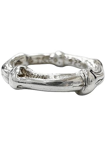 Tiffany & Co. TIFFANY&amp;Co. Tiffany SV925 1996 Bamboo Ring, Silver, Weight 5.46g, Women's/Men's (view 2)
