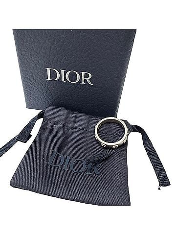 Dior Homme DIOR Homme R3472HOMST D990 AG925 CD Icon Ring, Silver, Size M, Weight 5.7g, Men's, with Box and Dust Bag. (view 2)