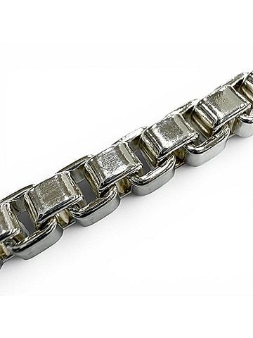 Tiffany & Co. TIFFANY&amp;Co. Tiffany Venetian 925 Chain Bracelet, Silver, Weight 16g, Men's/Women's Accessory (view 2)