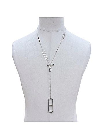 Hermès HERMES Everchaine d'Ancre 925 Necklace, 2021 model. Approx. 80cm total length. Made in Italy. Weight: 34.2g. Women's necklace. (view 2)