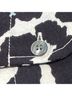 Talbots 100% Polyester Animal Print Black Blue White Button-Down Shirt Size 1X - photo 6