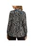 Talbots 100% Polyester Animal Print Black Blue White Button-Down Shirt Size 1X - photo 2