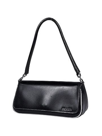 Prada Prada PRADA Logo Handbag One Shoulder Leather Nero (Black) B10690 Women's (view 1)