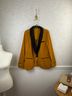Free People 100% Polyester 50% Viscose 50% Rayon Yellow Black Blazer Size S - photo 5