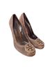 Tory Burch Brown Wedges Size 7 1/2 - photo 1