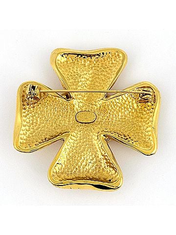 Chanel Chanel Coco Mark Brooch, GP Gold, Women's (view 2)
