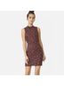 Alice + Olivia Solid Red Black Cocktail Dress Size 4 - photo 5
