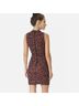 Alice + Olivia Solid Red Black Cocktail Dress Size 4 - photo 11