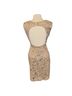 BCBGMAXAZRIA 100% Polyester 100% Cotton Gold Cocktail Dress Size 4 - photo 2
