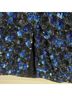 Alice + Olivia Solid Blue Black Cocktail Dress Size 8 - photo 6