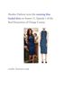Alice + Olivia Solid Blue Black Cocktail Dress Size 8 - photo 9