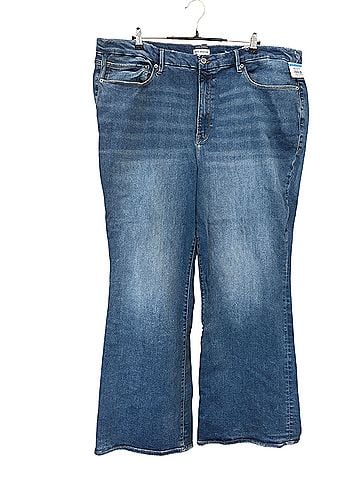 Good American Wide Leg Flare Jeans (view 1)