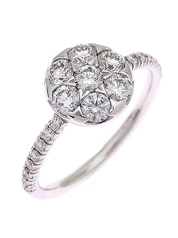 Cartier Cartier Etincelle 0.06ct Diamond Ring, Women's, ORB42249H6, 18K White Gold (view 1)