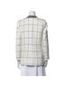 Alice + Olivia Stripes White Black Blazer Size 6 - photo 3