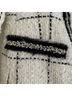 Alice + Olivia Stripes White Black Blazer Size 6 - photo 6