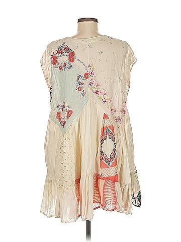 Free People Mended with Scarves Mini Dress Free People Casual Dress (view 2)